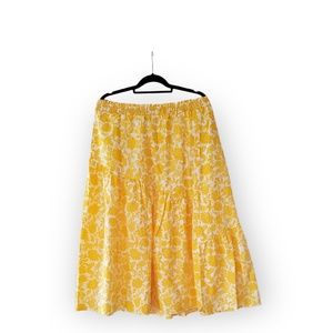 Yellow Flower Skirt